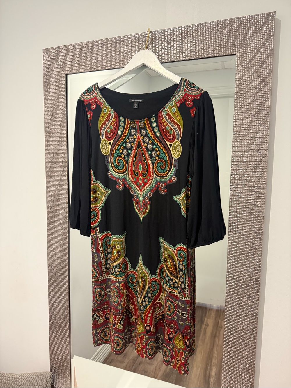 Cha Cha Vente Paisley Print Dress